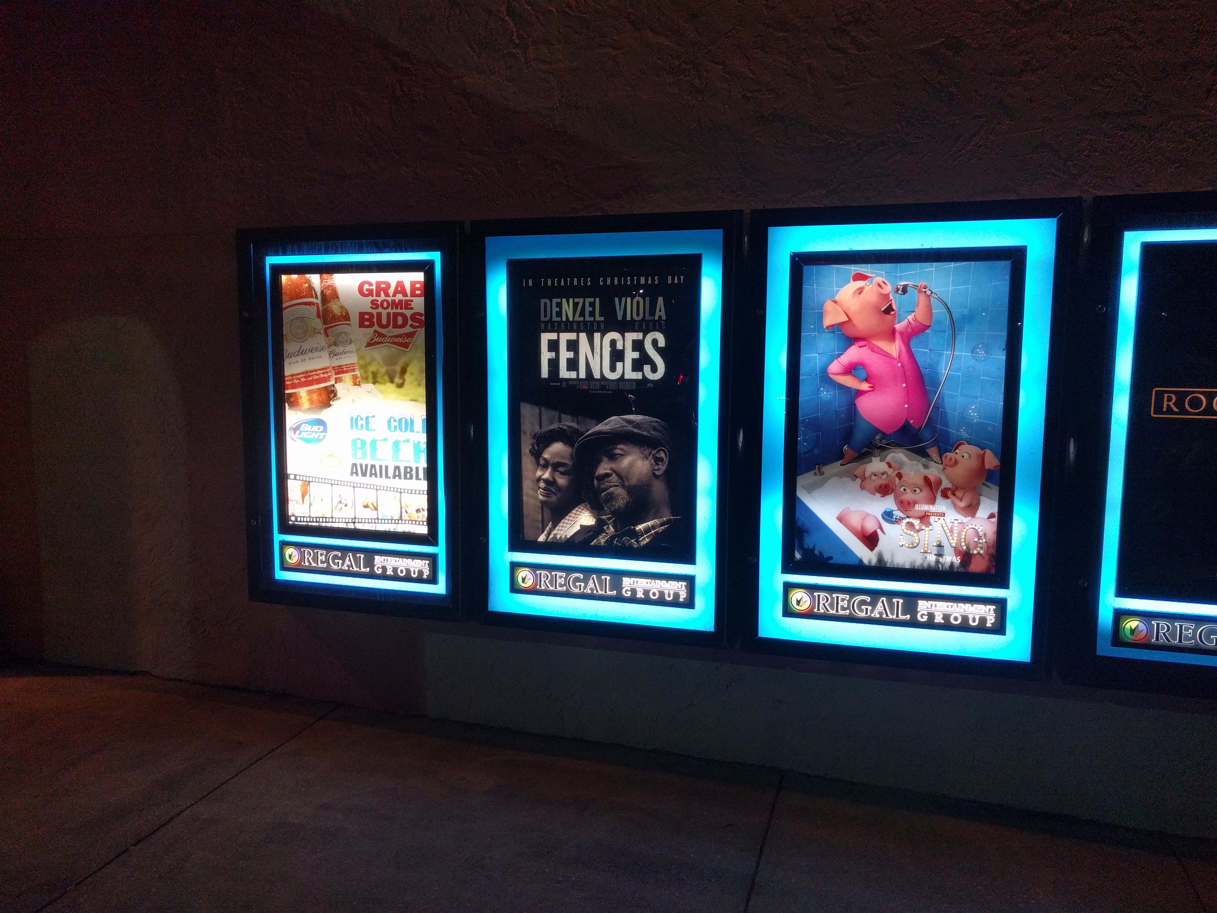 image of movie posters on a wall