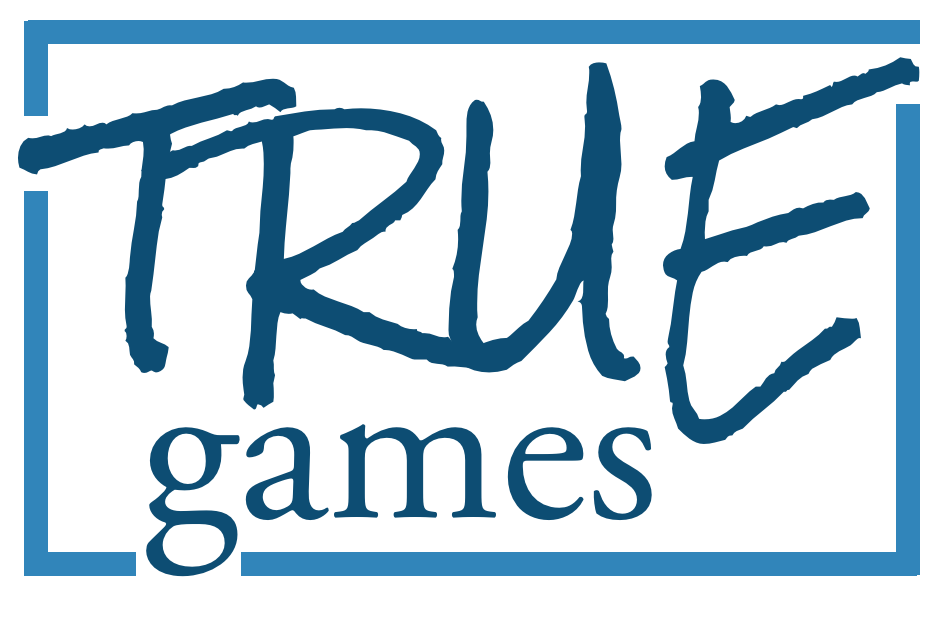 Stylized True Games logo